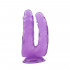 Фаллоимитатор двойной Chisa реалистичный на присоске, фиолетовый, 18 х 3.5 х 16.5 х 3 см (42273) – фото 4