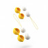 Набір вагінальних кульок B Swish на м'якому зчепленні, Жовті (42335) – фото 4