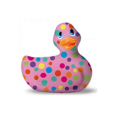 Уточка вибратор I Rub My Duckie в разноцветный горошек (42329) – фото 1
