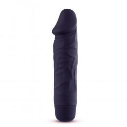Вибратор реалистичный Blush черный, 16 х 4 см