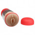 Мастурбатор вагина с вибрацией Baile бежевый, красный, 18 х 7 см (45273) – фото 2