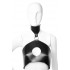 Бюстгальтер з круглим вирізом, натуральна шкіра, ручна робота, чорний, Розмір XS-M (40-44) (43619) – фото 8