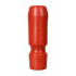 Мастурбатор Вагіна в колбі, бежево-червоний, 24 см х 7.6 см (45477) – фото 5