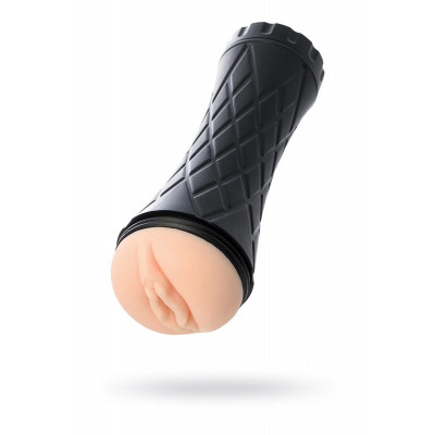 Мастурбатор реалистичный вагина в колбе, бежевый, 22.5 х 8.5 см (45478) – фото 1