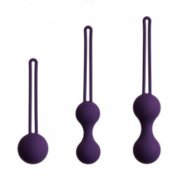 Набір вагінальних кульок So Divine фіолетовий – фото