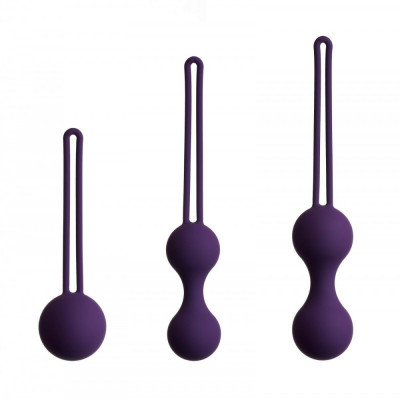 Набір вагінальних кульок So Divine фіолетовий (45421) – фото 1