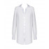 Сексуальный халат-рубашка Obsessive полупрозрачный, белый, M/L (45873) – фото 3