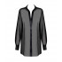 Сексуальный халат-рубашка Obsessive полупрозрачный, черный, M/L (45871) – фото 3