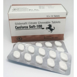 Збуджуючі таблетки для чоловіків Cenforce Soft 100 мг, 1 шт