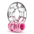Эрекционное вибро-кольцо Blush с рельефной бабочкой, прозрачно-розовое, 4.4 х 3.8 см (46002) – фото 2