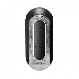 Мастурбатор нереалистичный с вибрацией Tenga - Flip Zero Electronic черный, 20 х 7 см