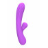 Вибратор-кролик рельефный Chelsea с пульсациями, фиолетовый (53929) – фото 2