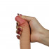 Фалоімітатор реалістичний на присоску LoveToy з мошонкою, бежевий, 18 х 3.8 см (44266) – фото 4