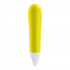 Вибратор для клитора с скошенным наконечником, желтый, 10.6 х 2.4 см - сексшоп (44560) – фото 3