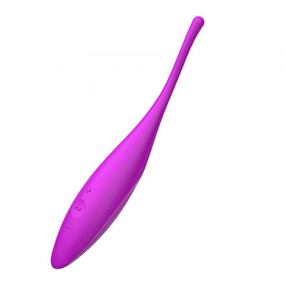 Вібратор Сатисфаер (Satisfyer) Twirling Joy точкової стимуляції смарт, фіолетовий, 18 х 0.8 см (43738) – фото 1
