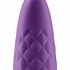 Вибропуля Сатисфаер (Satisfyer) Ultra Power Bullet 5 с глубокими вибрациями, рельефная, фиолетовая, 9.6 х 2.6 см (43794) – фото 4