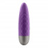 Вибропуля Сатисфаер (Satisfyer) Ultra Power Bullet 5 с глубокими вибрациями, рельефная, фиолетовая, 9.6 х 2.6 см (43794) – фото 2