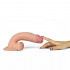 Вибратор реалистичный LoveToy на присоске, бежевый, 22 х 4.5 см (43816) – фото 4