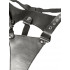 Трусы стринги для БДСМ с металлической фурнитурой, черные, OS (14435) – фото 2