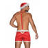 Эротический костюм Санта Клауса Obsessive красно-черный, S\M (45032) – фото 4