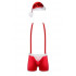 Эротический костюм Санта Клауса Obsessive красно-черный, S\M (45032) – фото 3