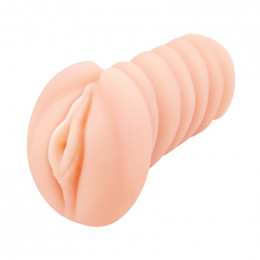 Мастурбатор вагина реалистичный Baile бежевый, 14 х 7 см – фото