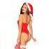 Еротичний костюм міс Санти Obsessive 4 предмети, червоно-білий, S/M (45028) – фото 2