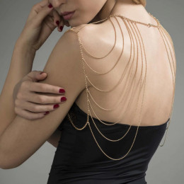 Ланцюжок на плечі Bijoux Indiscrets Золотий – фото