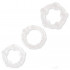 Набор эрекционных колец LoveToy прозрачный, 3.5 см (44042) – фото 3
