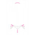 Комплект с открытой грудью с цепочками Obsessive Chainty розовый, S/M (44881) – фото 3