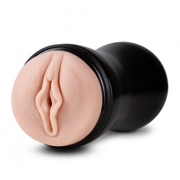 Мастурбатор-вагина реалистичный самосмазывающийся Blush в колбе, бежевый, 18.4 х 8 см