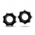 Набор эрекционных колец Blush черные, 2 см (44824) – фото 2