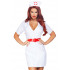 Костюм еротичної медсестри s Leg Avenue 2 предмета, біло-червоний (53021) – фото 4
