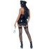 Сексуальний костюм поліцейської Leg Avenue, XS, 5 предметів, чорний (207507) – фото 4