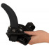 Страпон с вибрацией, с дистанционным пультом You2Toys на ремнях, с кольцевым креплением, черный, 13 х 3.8 см (52759) – фото 6