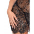 Сексуальне плаття міні s мереживне зі стразами Leg Avenue Rhinestone зі стрінгами, чорне (53152) – фото 2