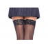 Чулки с кружевной коронкой One Size Nuna Sheer Thigh High Stockings от Leg Avenue, черные (53056) – фото 3