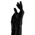 Перчатки сексуальные Stretch Velvet Opera Length Gloves от Leg Avenue, черные (53138) – фото 4