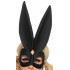Маска зайчика для сексуального костюма Leg Avenue черная (53114) – фото 4