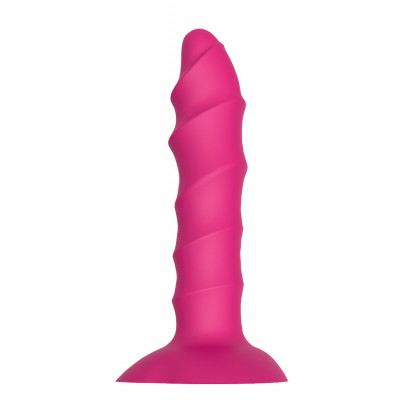 Анальна пробка рельєфна Dream Toys на присоску, рожева, 17 х 3.2 см (53321) – фото 1