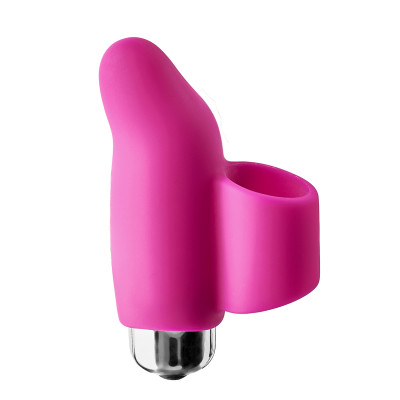 Вібратор на палець з вібрацією Dream Toys рожевий, 8.7 х 2.2 см (53235) – фото 1