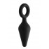 Анальная пробка с кольцом Dream Toys черная, 8.5 х 2.5 см (53344) – фото 4