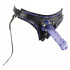 Набор страпон с фаллоимитатором на присоске и маской You2Toys черный, фиолетовый (52612) – фото 8