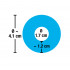 Ерекційне кільце You2Toys блакитне, 4.1 х 1.7 см (53408) – фото 6