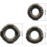 Набор эрекционных колец Prettylove 3 шт, черный (53436) – фото 2