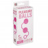 Вагинальные шарики рельефные Dream Toys со смещенным центром тяжести, розовые, 20.3 х 3.6 см (2716) – фото 2