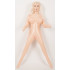 Секс-лялька з вібрацією NMC з 3 отворами, Бежева, 157 см (52555) – фото 8