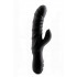 Вібратор-кролик рельєфний Dream Toys чорний, 23 х 3.5 см (53758) – фото 4