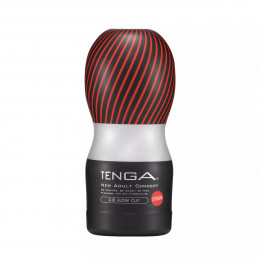 Мастурбатор нереалистичный Tenga красно-черный, 15.5 х 6.9 см – фото