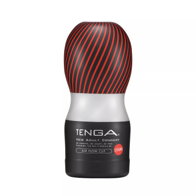 Мастурбатор нереалистичный Tenga красно-черный, 15.5 х 6.9 см (53511) – фото 1